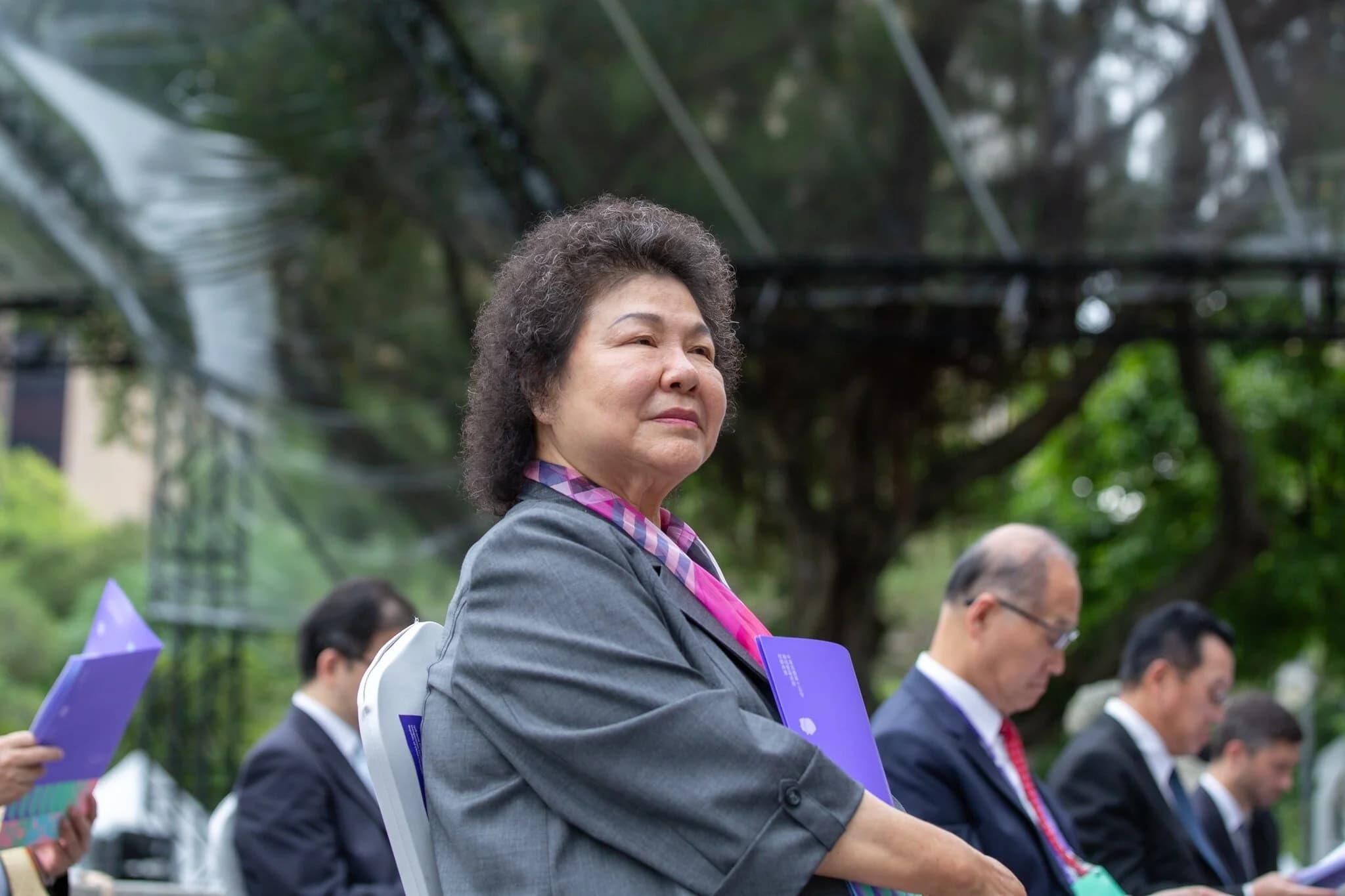 前總統府秘書長陳菊將出任監察院長。攝：Wang Yu Ching/Office of the President
