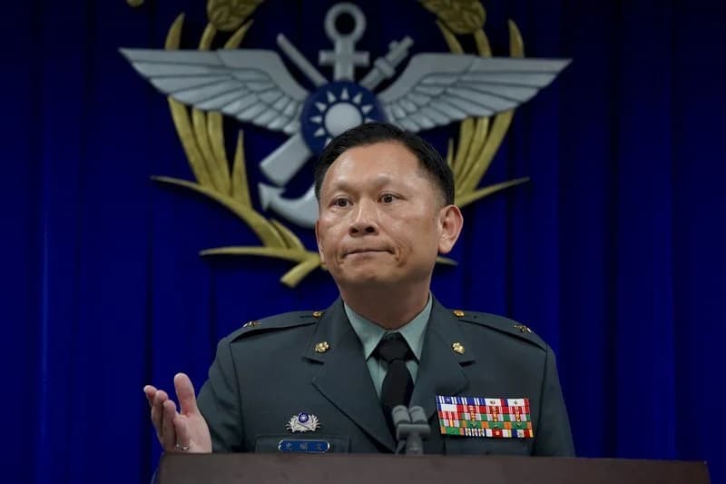 國防部發言人史順文。圖片來源:中央通訊社
