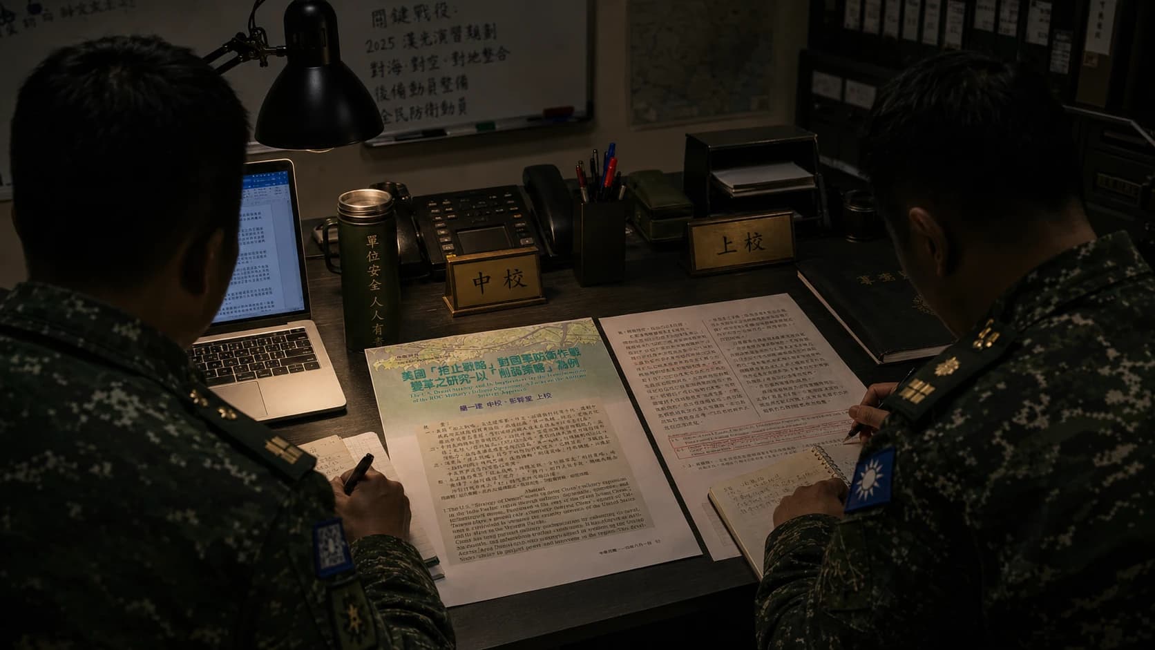 獨家:軍方論文把台灣學者的話塞成「美軍建議」