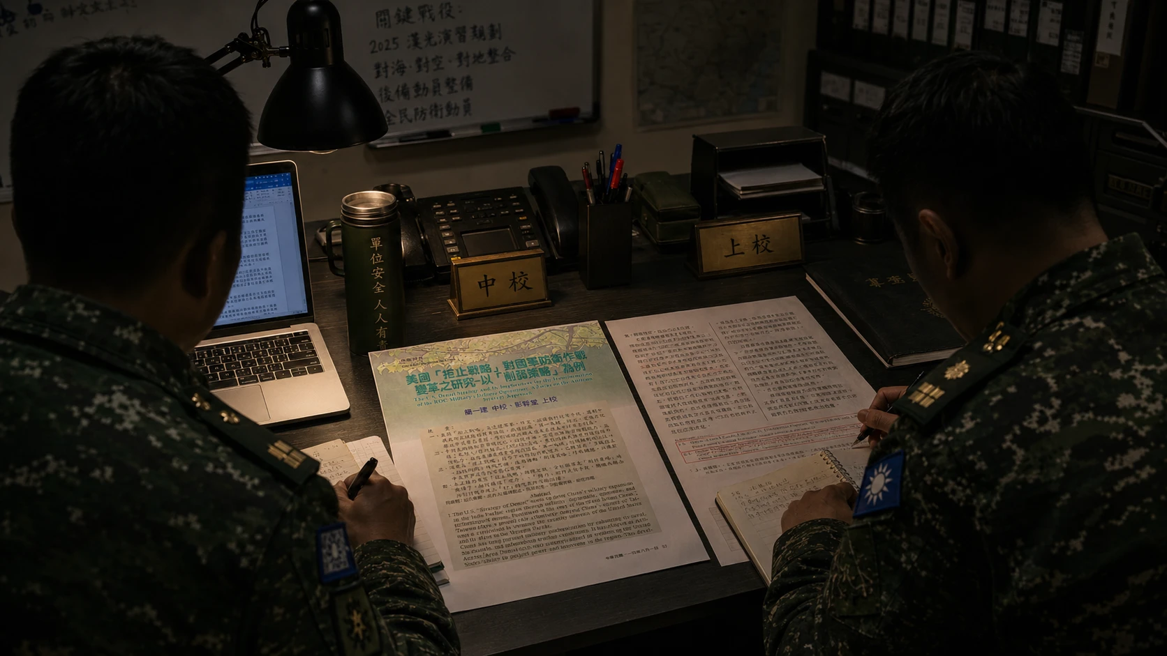 獨家:軍方論文把台灣學者的話塞成「美軍建議」